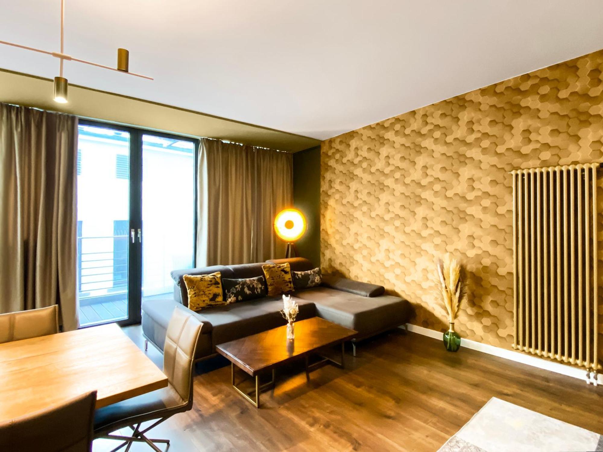 Exklusives Leipzig City Apartment Sunrise ภายนอก รูปภาพ