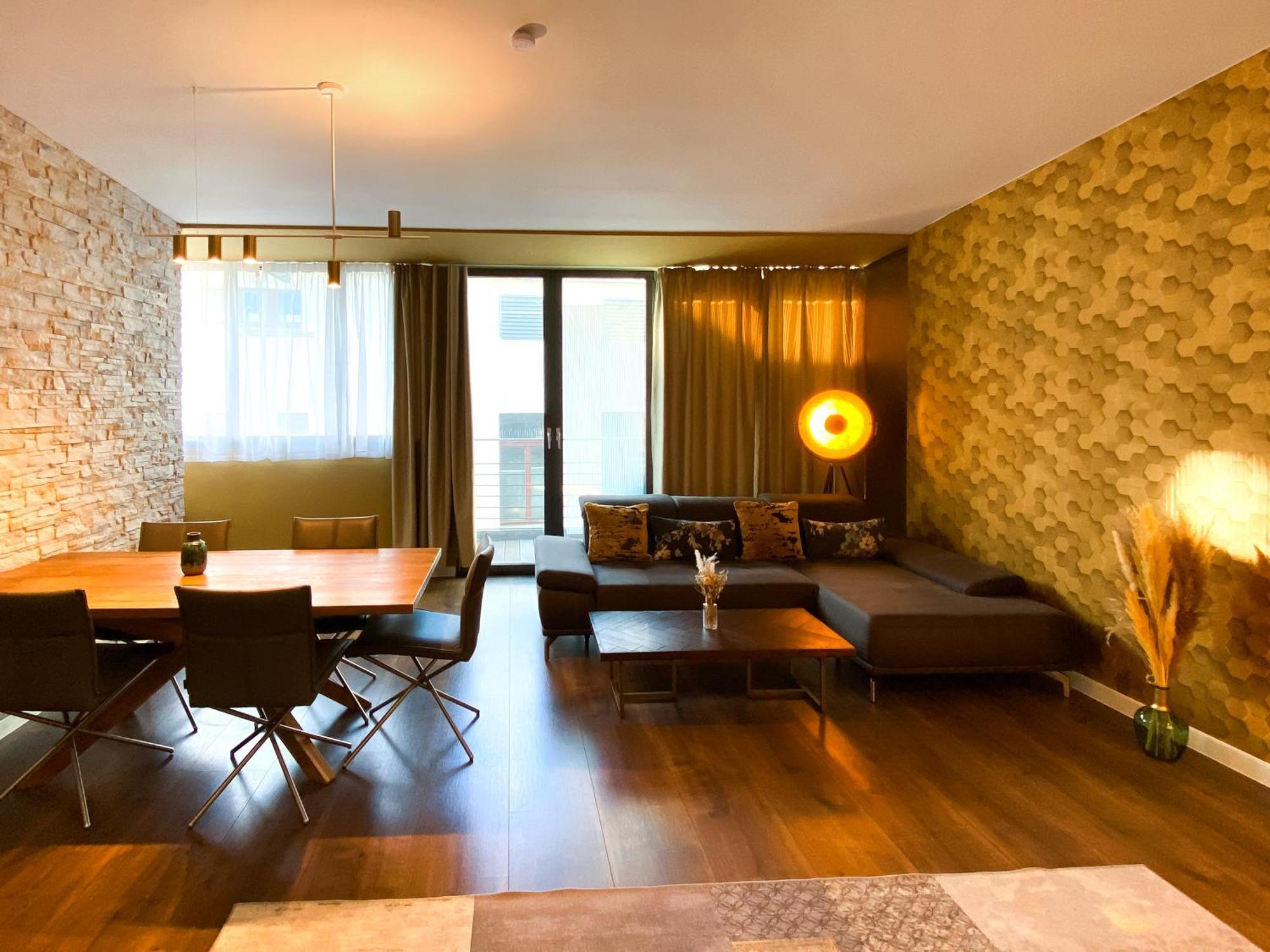 Exklusives Leipzig City Apartment Sunrise ภายนอก รูปภาพ