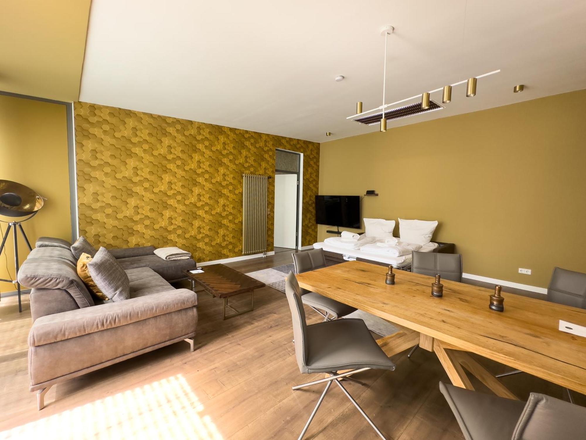 Exklusives Leipzig City Apartment Sunrise ภายนอก รูปภาพ