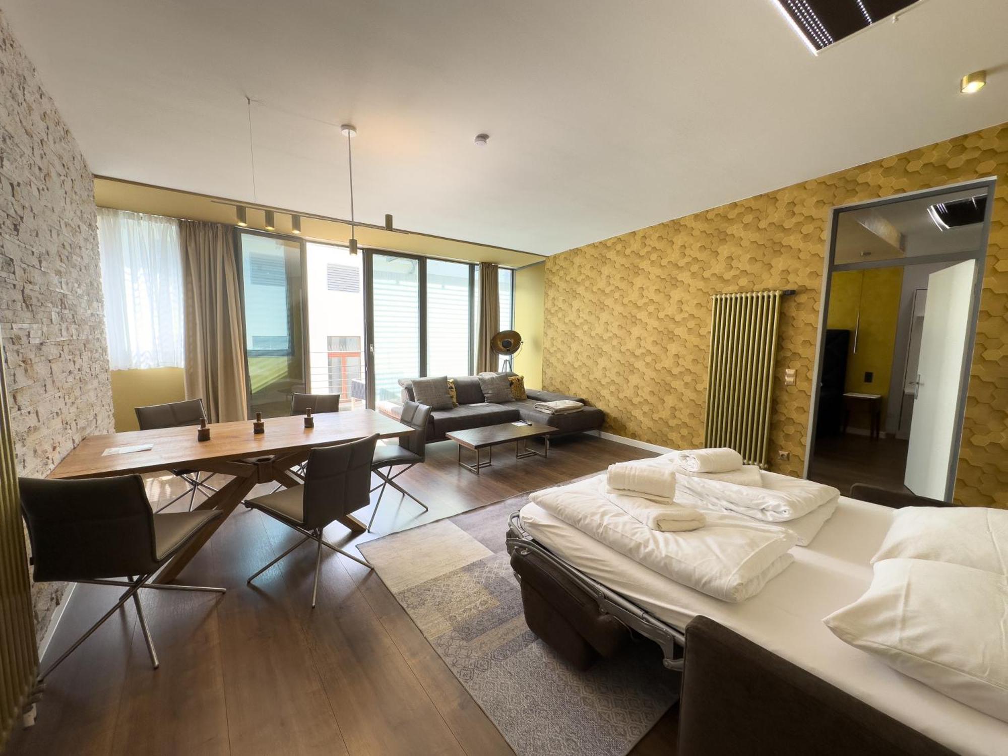 Exklusives Leipzig City Apartment Sunrise ภายนอก รูปภาพ