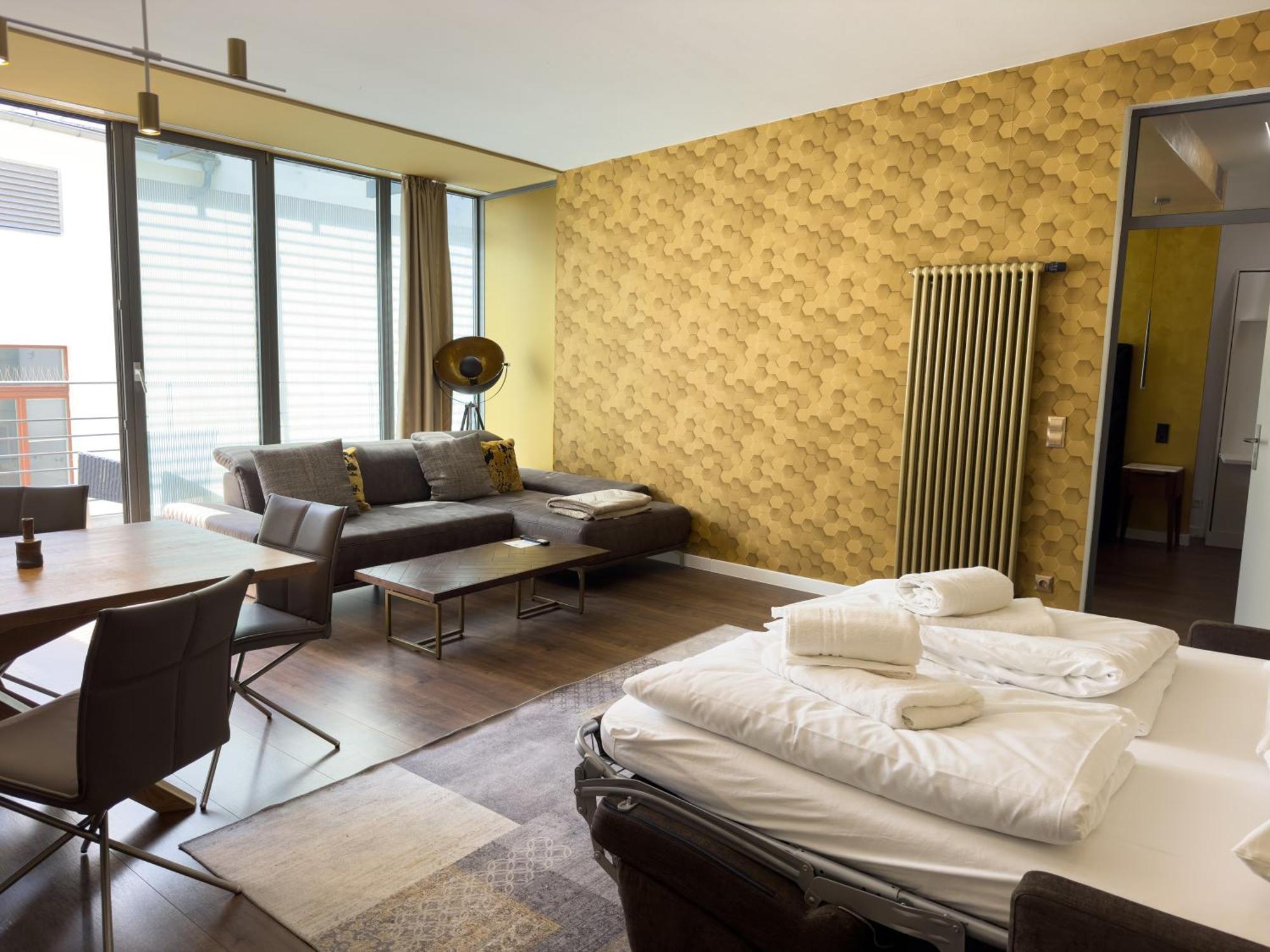 Exklusives Leipzig City Apartment Sunrise ภายนอก รูปภาพ